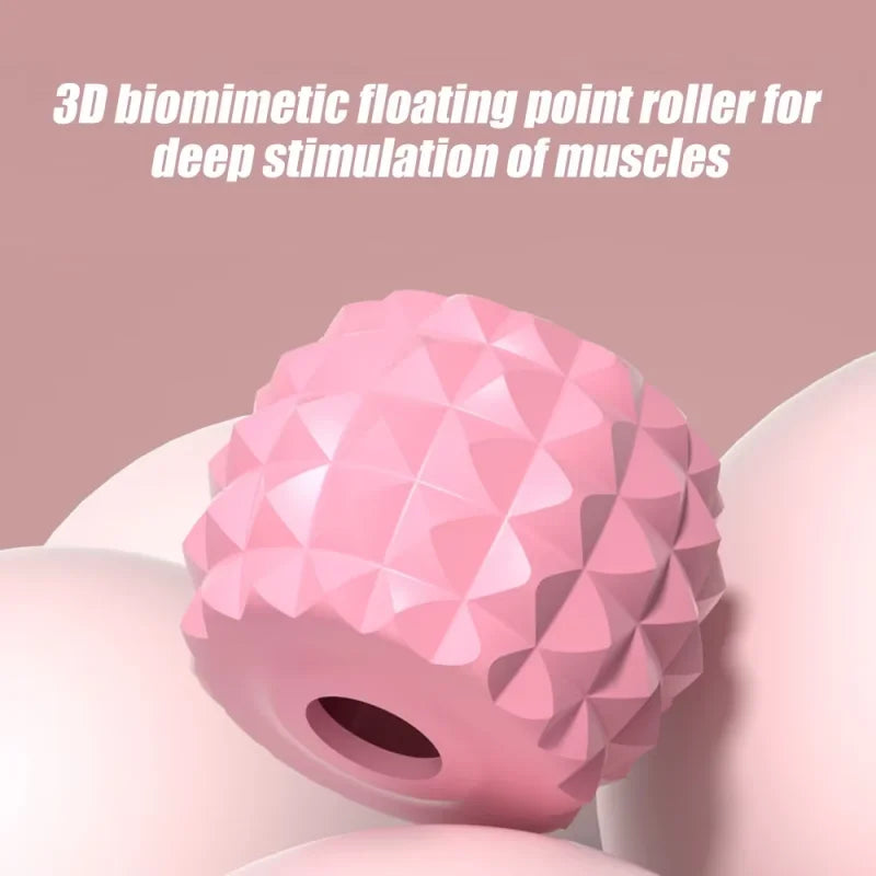 Nine-Wheel/Twenty-Wheel Ring Clamping Leg Massager, Unblocking Meridians and Relaxing Leg Muscles, Yoga Auxiliary Device