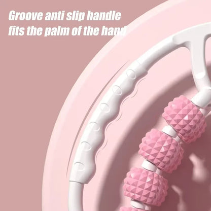 Nine-Wheel/Twenty-Wheel Ring Clamping Leg Massager, Unblocking Meridians and Relaxing Leg Muscles, Yoga Auxiliary Device